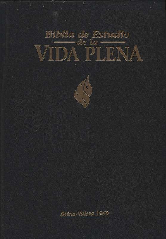 Biblia de Estudio de la Vida Plena - RVR 1960 - Tapa Dura Negra