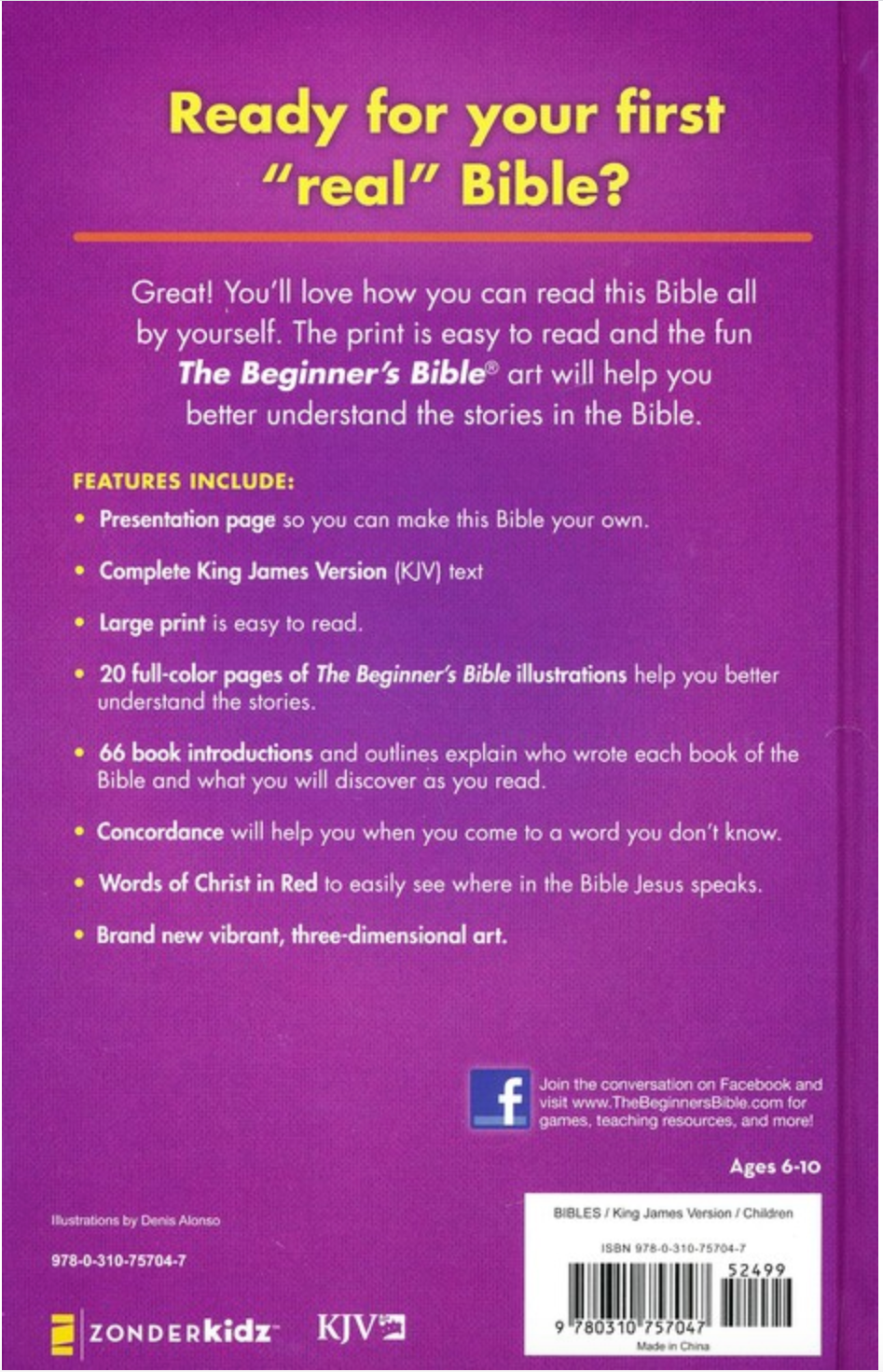 The Beginner's Bible - Holy Bible - King James Version - Zondervan