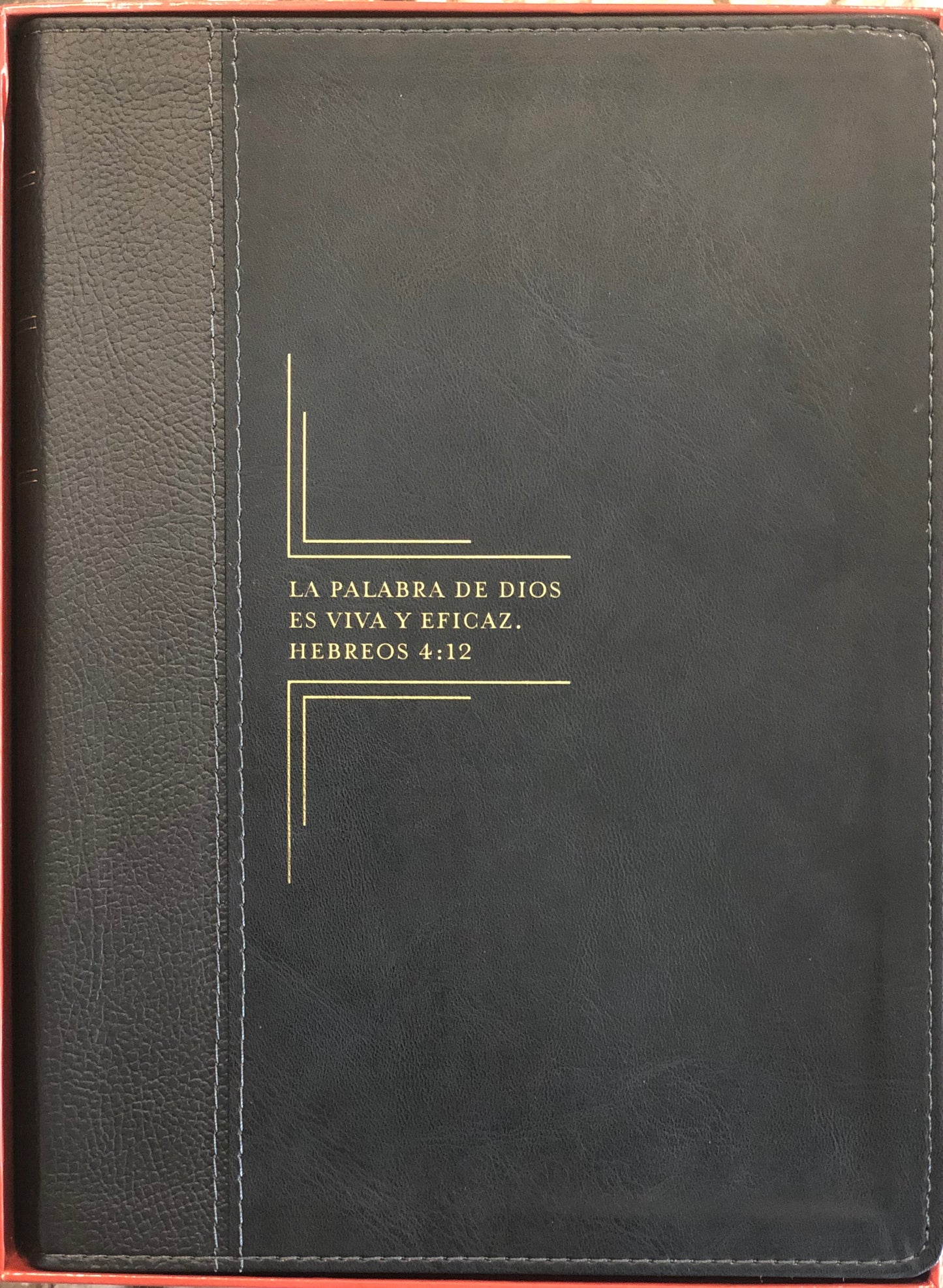Biblia de Estudio del Diario Vivir - RVR60 - Letra Grande - SentiPiel, Negro/Ónice