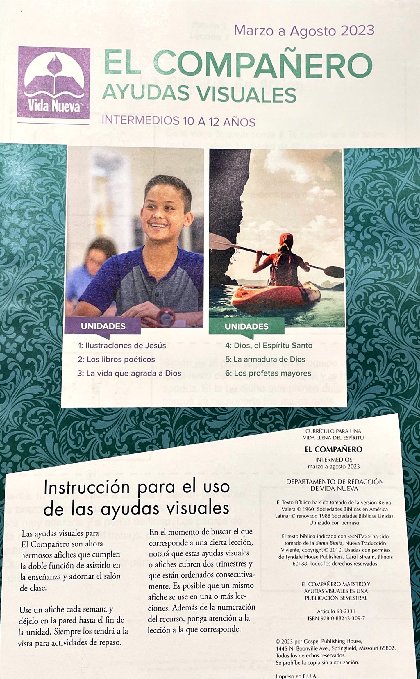 El Compañero - Maestro con Ayudas Visuales - Edad Intermedios 10 a 12 Años - Marzo a Agosto 2023