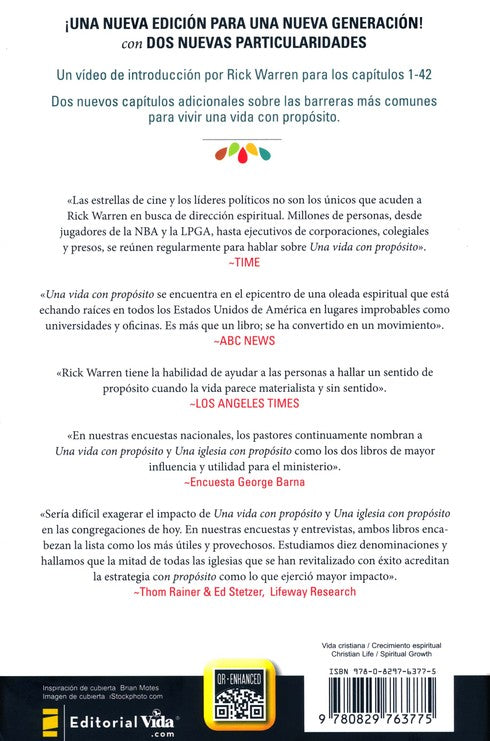 Para Que Estoy Aqui en la Tierra? – Rick Warren (Libro) - Editorial Vida