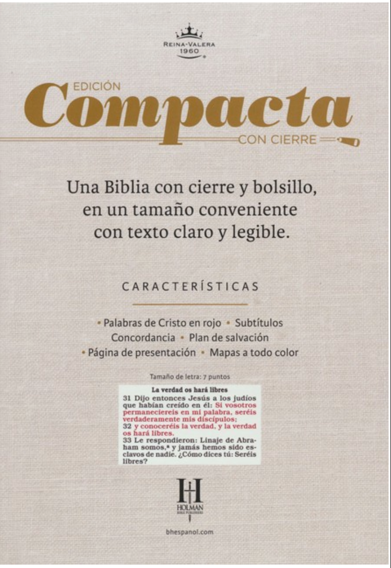 Biblia Edición Compacta Con Cierre, Negro/Leopardo Símil Piel - RVR 1960