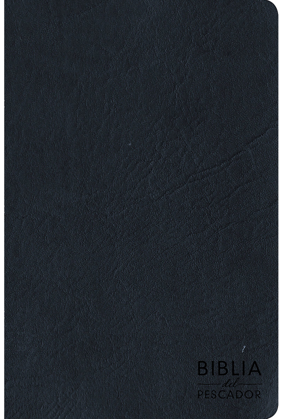Biblia del Pescador Letra Grande - RVR1960 - Azul Símil Piel