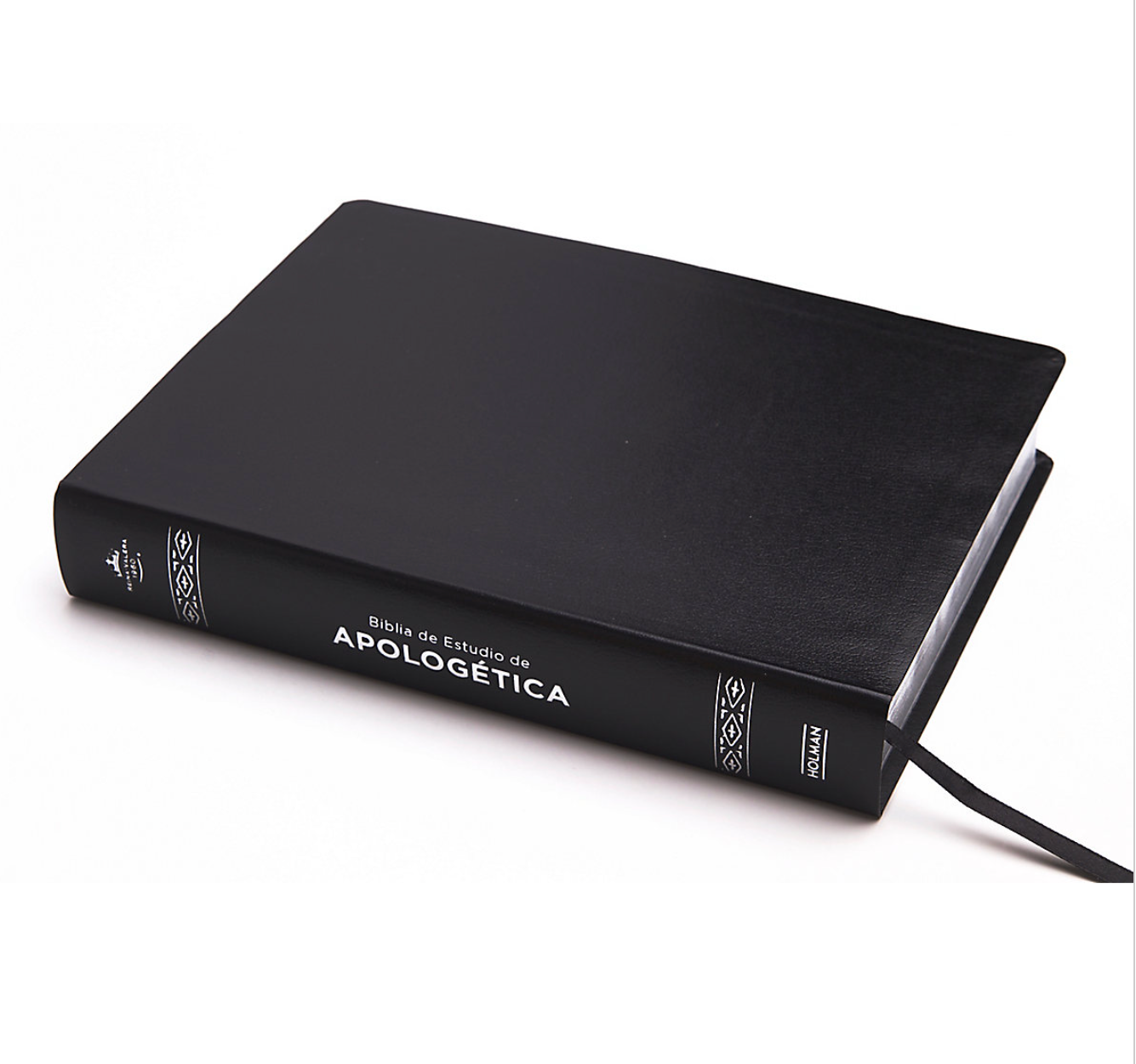 Biblia de Estudio de Apologética, Negro Imitación Piel - Holman