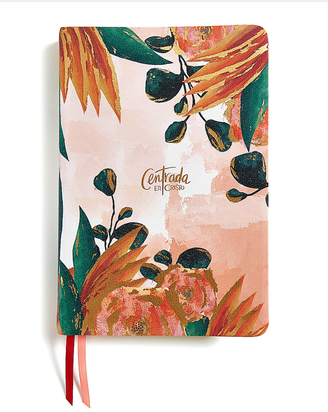 Biblia Centrada en Cristo - RVR1960- Floral Símil Piel