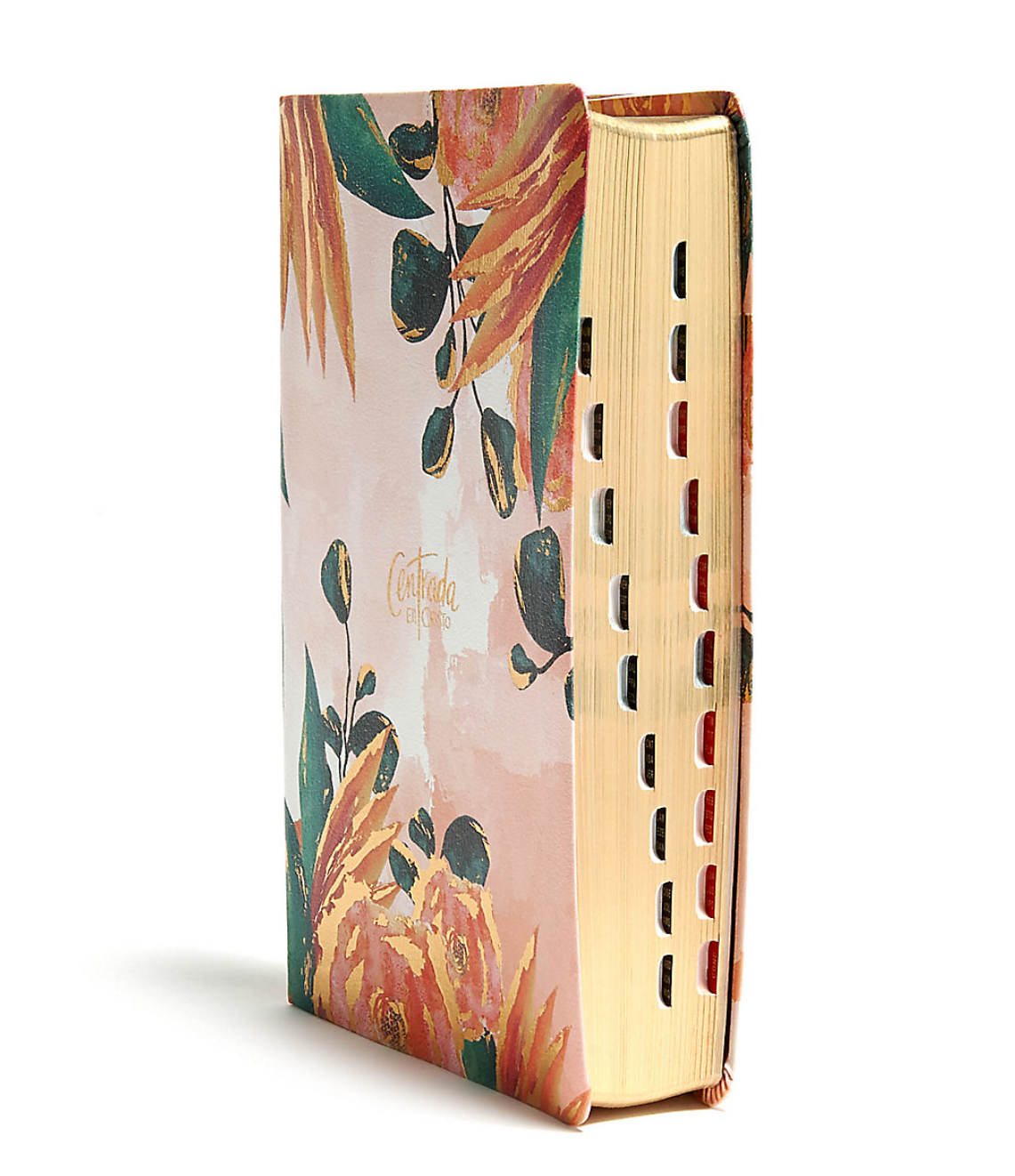 Biblia Centrada en Cristo, Floral Símil Piel con Índice - RVR1960