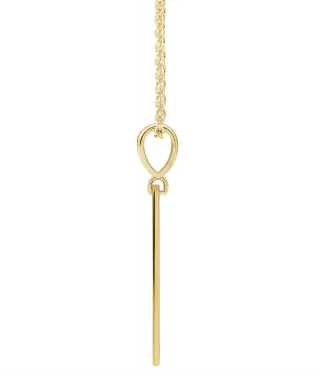 Blessed Bar 16"-18" Necklace - Gold/Oro 14K