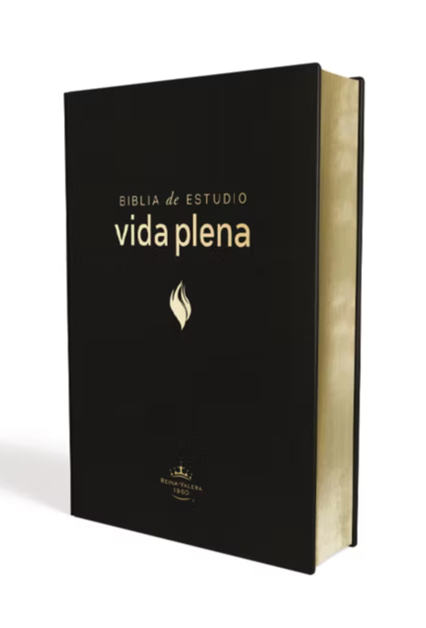 Biblia de Estudio de la Vida Plena - Reina Valera 1960 - Imitacion Piel Negro