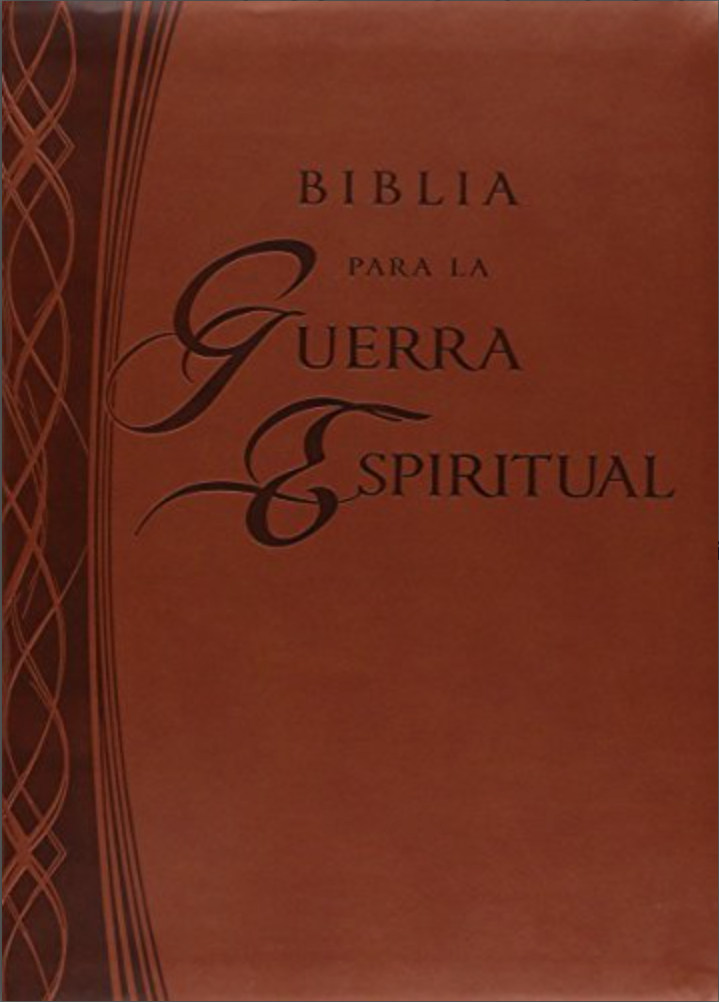 Biblia Para La Guerra Espiritual - RVR1960 - Edición de Lujo - Color Marrón