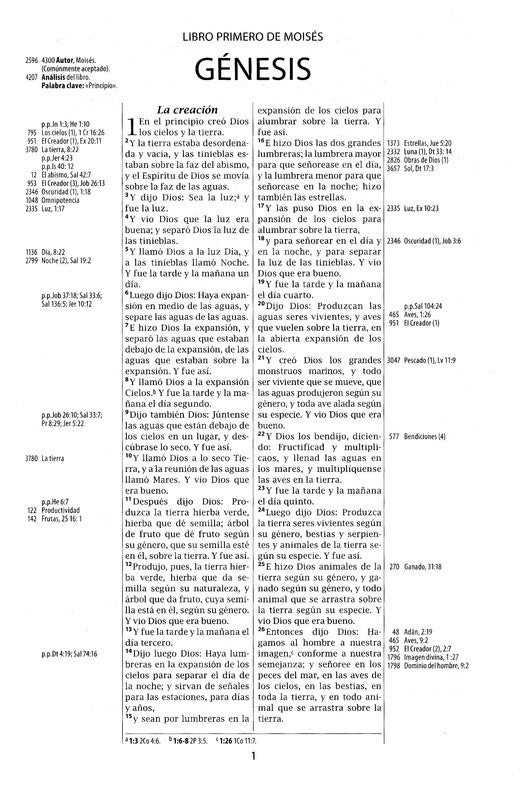 Biblia de Referencia Thompson - RVR1960 - Negro Bonded Leather