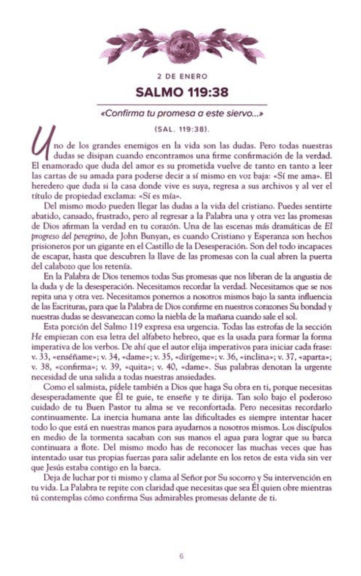 Un Año en los Salmos - 365 Devocionales para tu Caminar con Dios