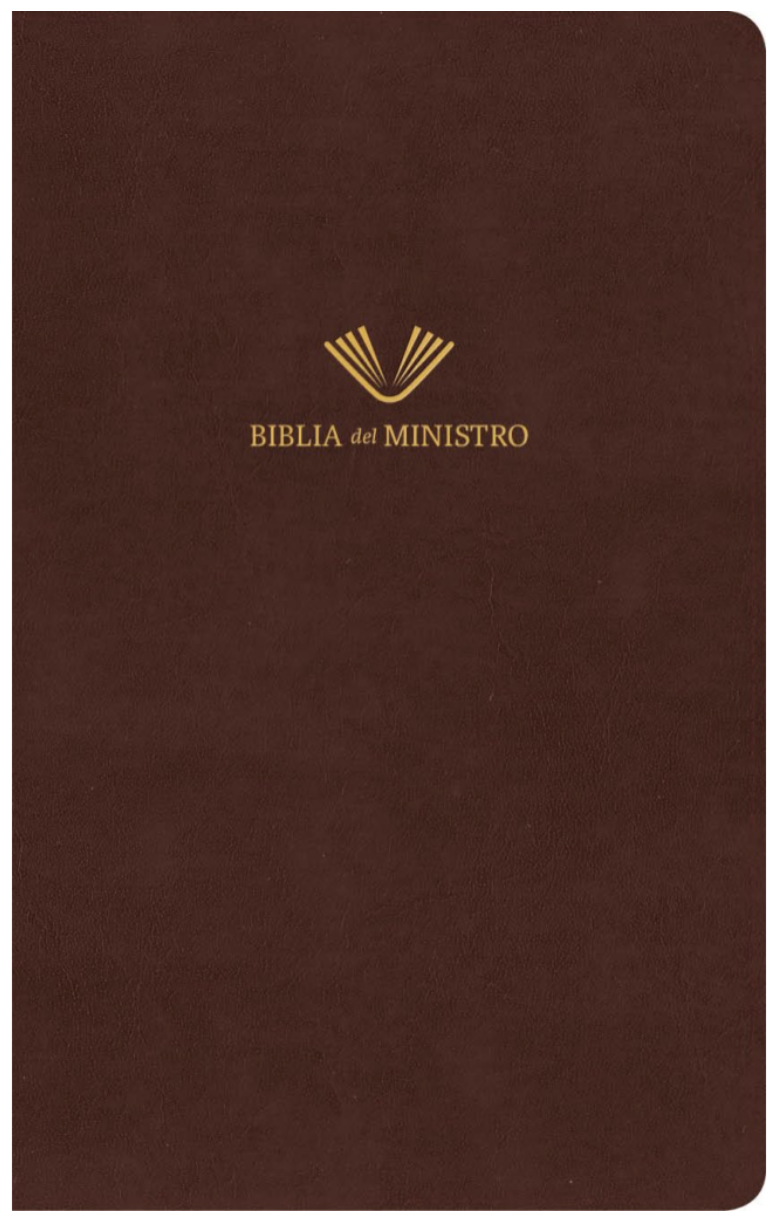 Biblia del Ministro - RVR1960 - Caoba Fino, Piel Fabricada