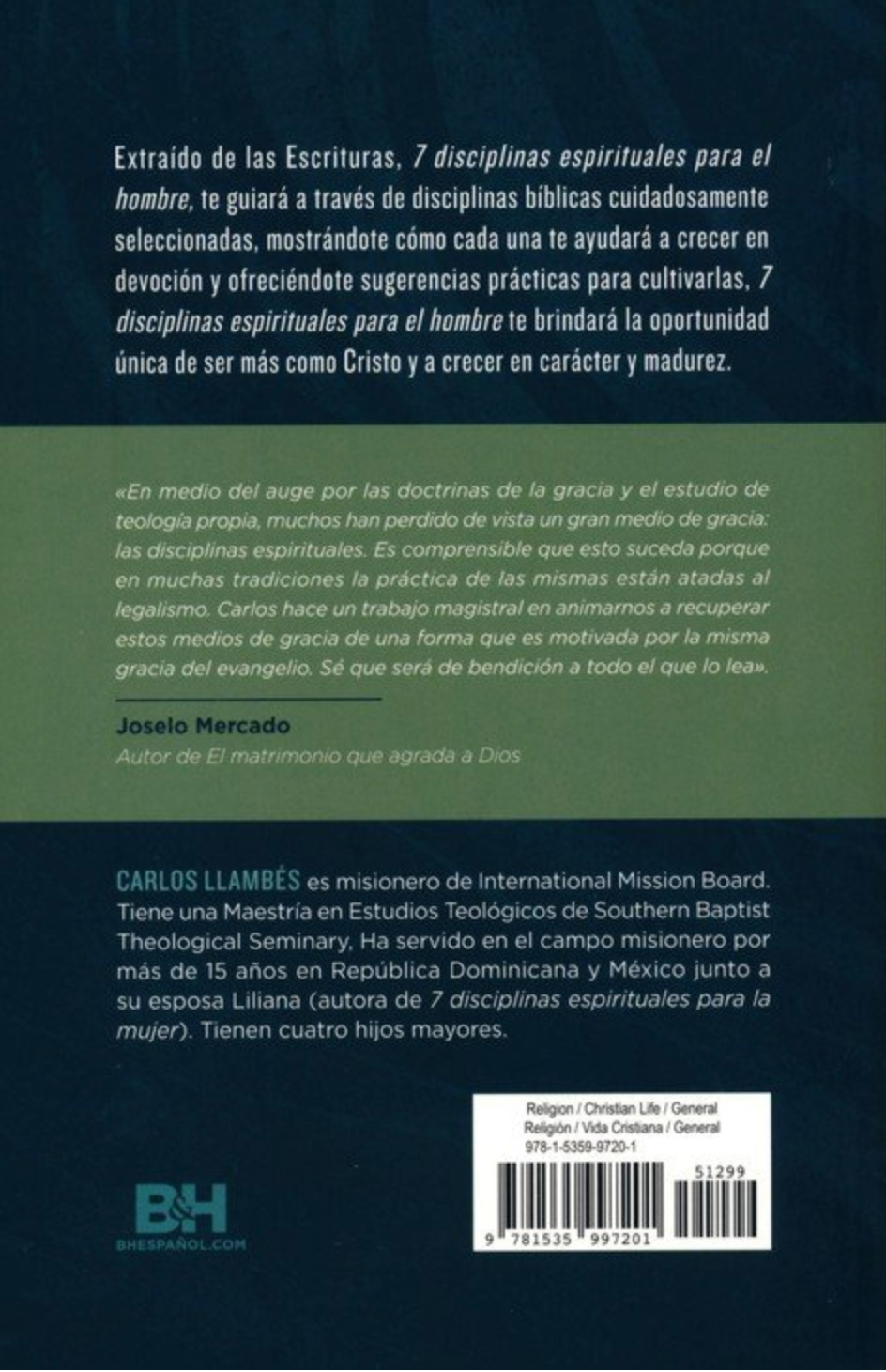 7 Disciplinas Espirituales para El Hombre - Carlos Llambés