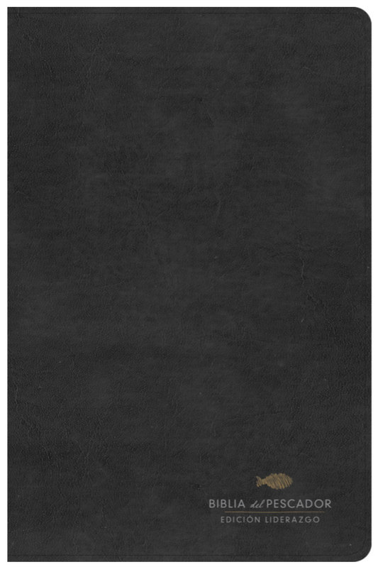 Biblia del Pescador Edición Liderazgo - Negro, Símil Piel