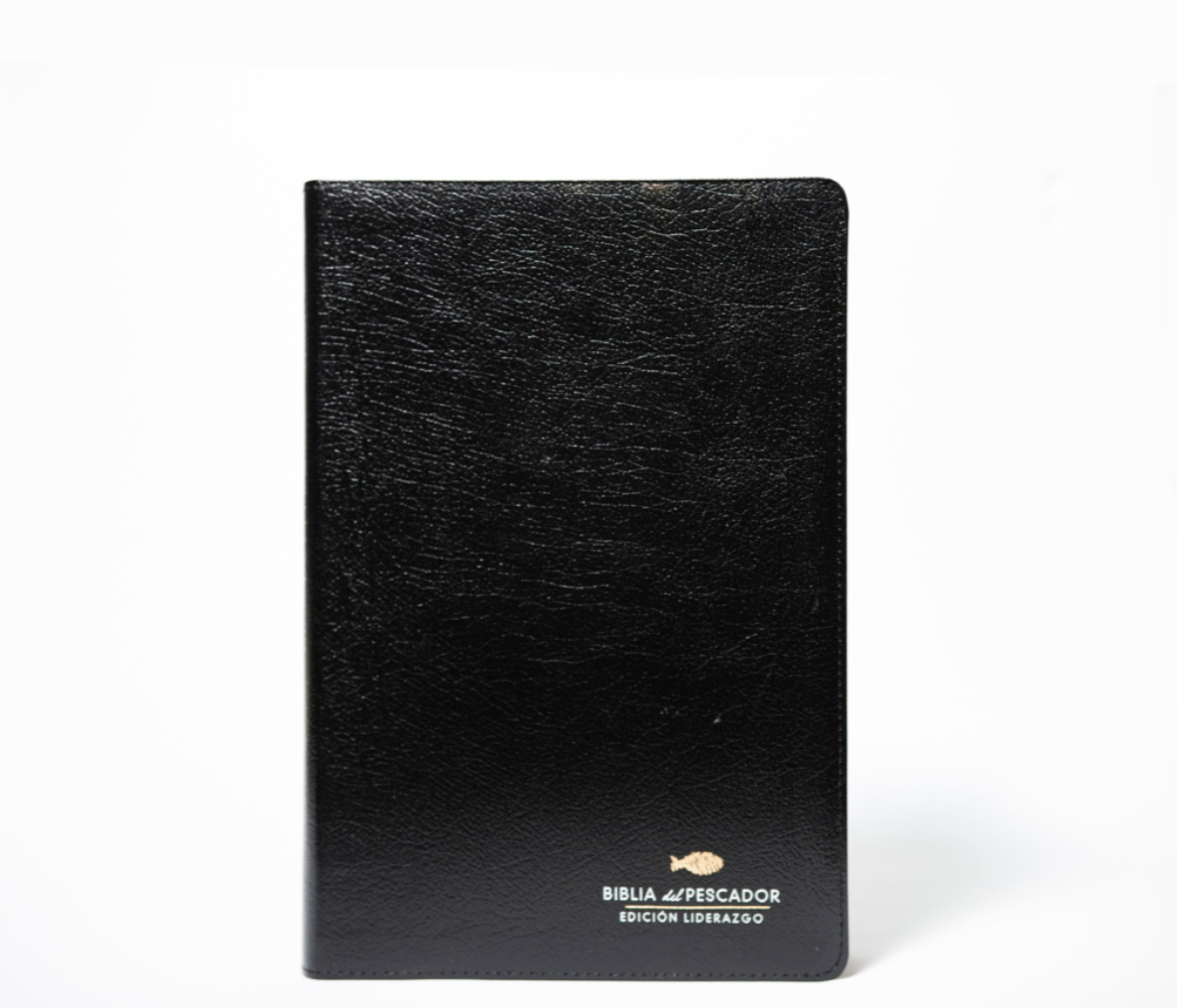 Biblia del Pescador Edición Liderazgo - Negro, Símil Piel