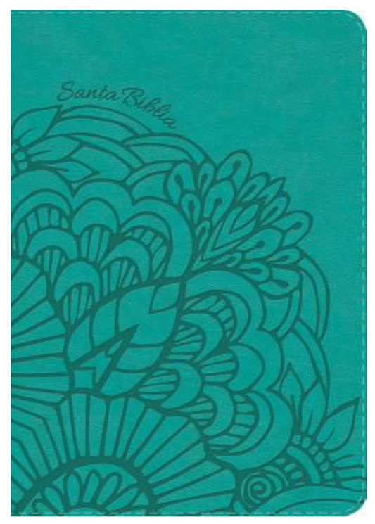 Biblia Compacta Letra Grande - RVR1960 - Aqua, Simil Piel