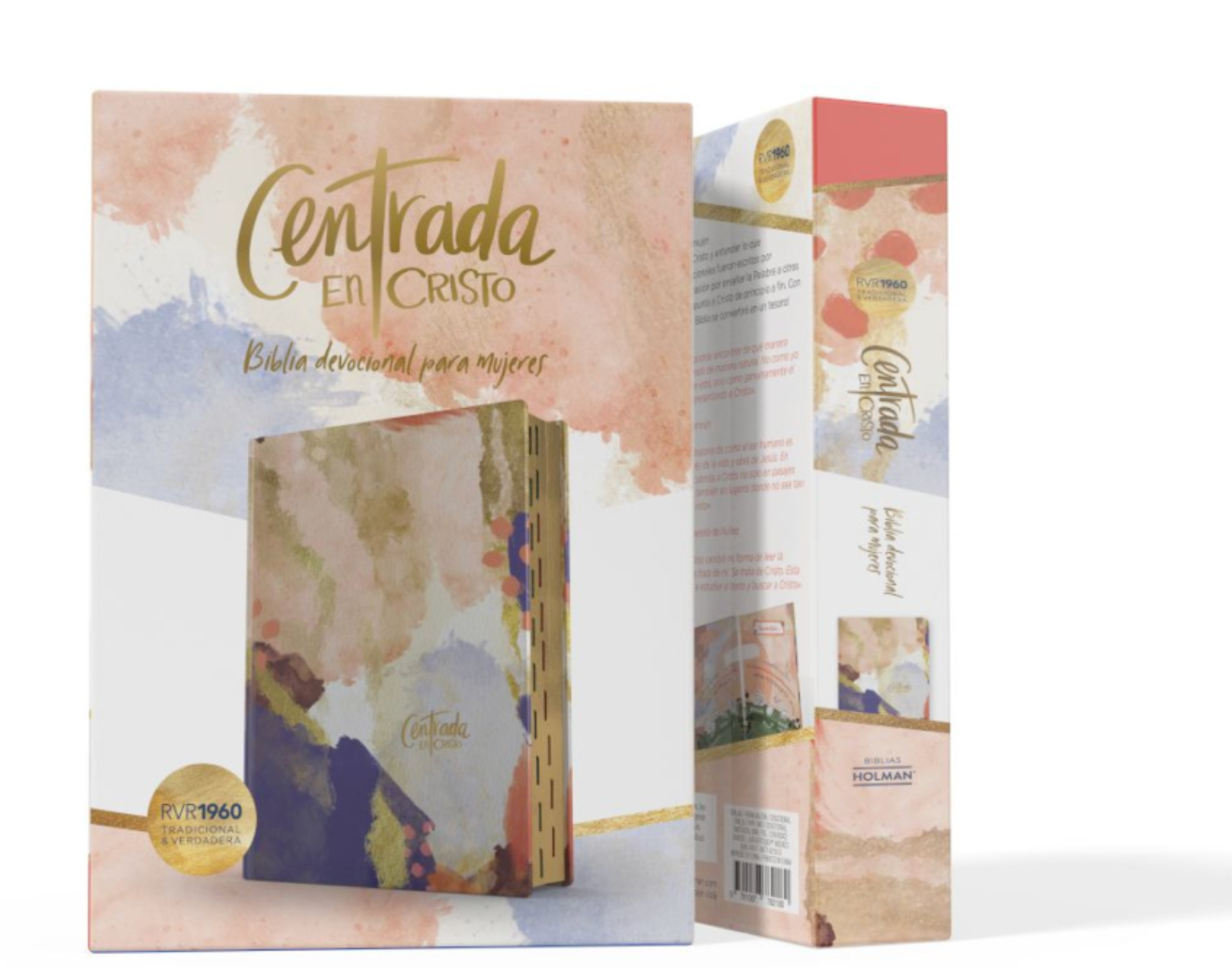 Biblia Centrada en Cristo - RVR1960- Matizada, Símil Piel con Índice
