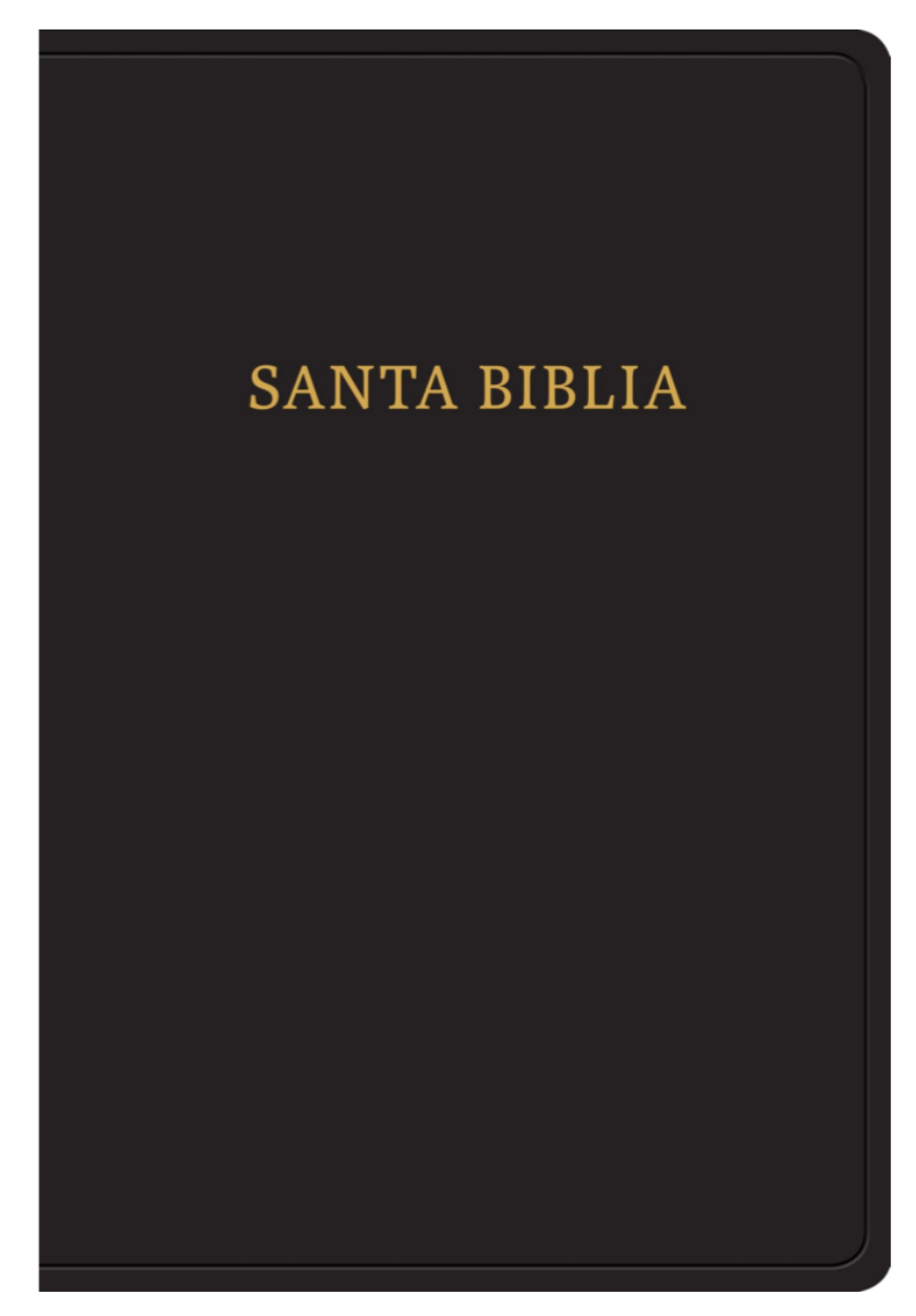 Biblia Letra Gigante - RVR1960 - Negro, Imitación Piel