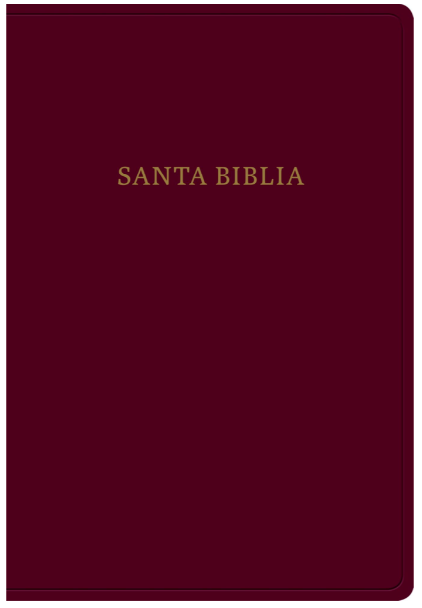 Biblia Letra Super Gigante - RVR1960 - Borgoña, Imitación Piel con Índice