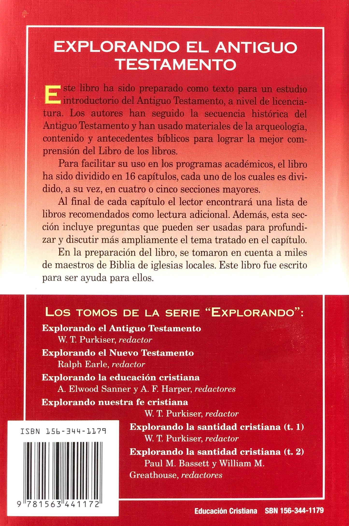 Explorando El Antiguo Testamento – W.T. Purkiser