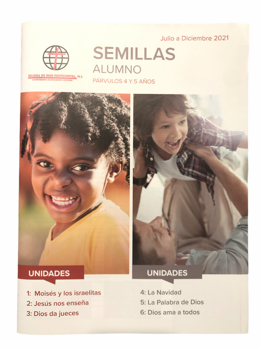Semillas Alumno - Párvulos 4 y 5 años - Julio a Diciembre 2021