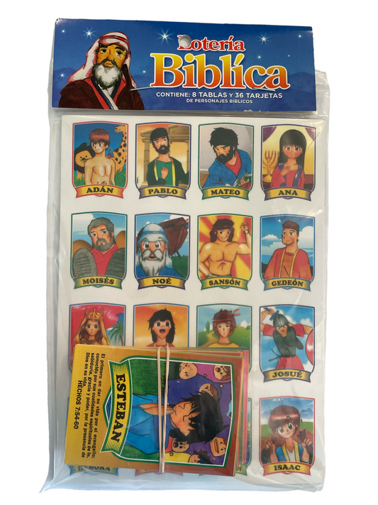 Lotería Bíblica de Personajes Bíblicos