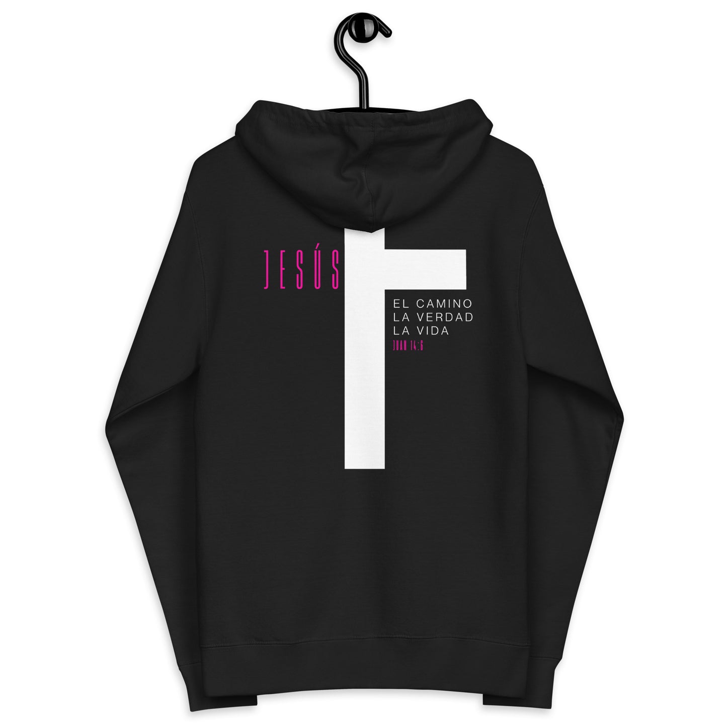 Jesús - Sudadera polar con capucha y cremallera unisex