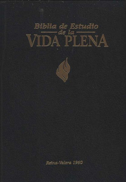 Biblia de Estudio de la Vida Plena - RVR 1960 - Tapa Dura Negra