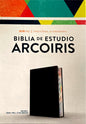 Biblia de Estudio Arcoiris - RVR 1960 - Color Negro, Símil Piel con Indice