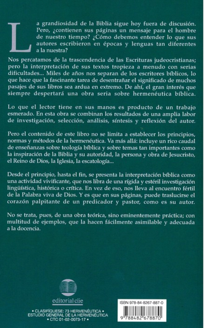 Hermenéutica Bíblica - José M. Martínez