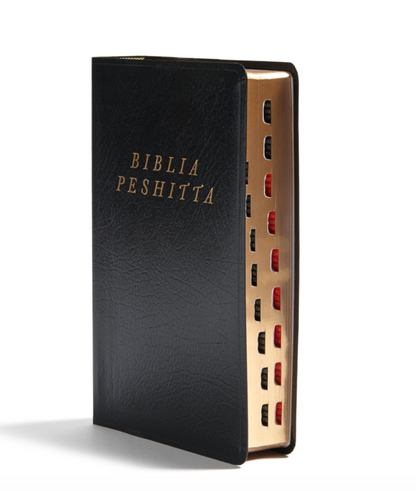 Biblia Peshitta - Traduccion de los Antiguos Manuscritos Arameos - Negro Imitacion Piel con Indice - Holman Bible Publishers