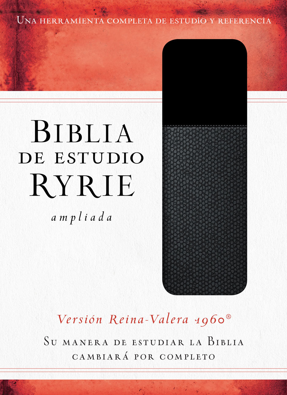 Biblia de Estudio Ryrie Ampliada - RVR1960 - Duo Tono, Negro