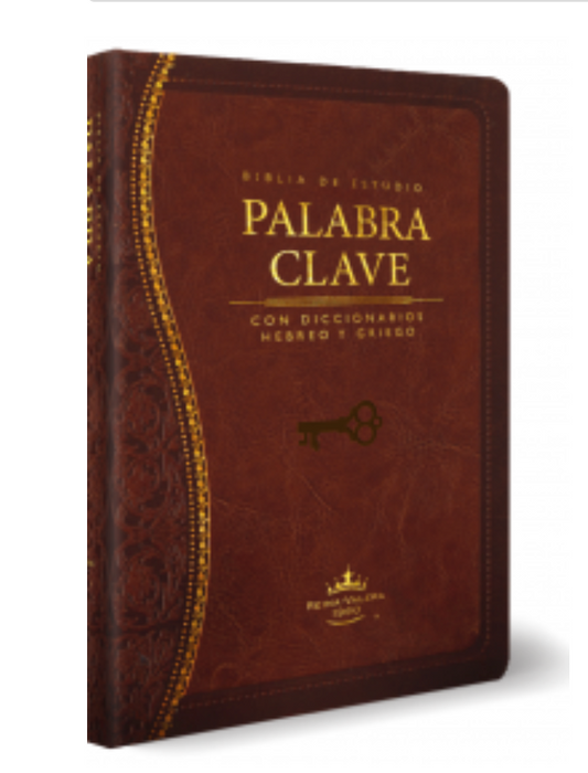 Biblia de Estudio Palabra Clave - Reina Valera 1960 - Marron - PATMOS