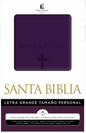 Santa Biblia Letra Grande Tamaño Personal - Color Purpura - Grupo Nelson