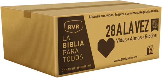 RVR60-SANTA BIBLIA - EDICIÓN ECONÓMICA / CAJA DE 28 - Carpeta de Papel
