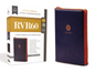 Santa Biblia Letra Super Gigante - RVR60 - Leathersoft Con Cierre Color Azul