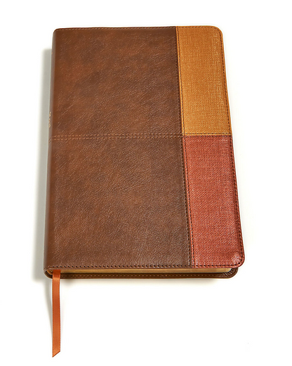 Biblia de Estudio Arcoiris - Cocoa/Terracota Símil Piel - RVR 1960