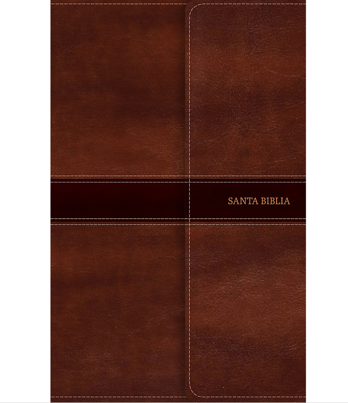 Biblia Ultrafina - RVR 1960 - Marrón Símil Piel y Solapa con Imán