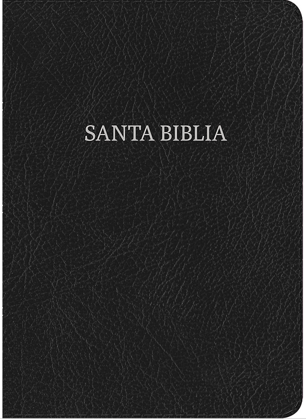 Biblia Letra Súper Gigante - RVR1960 - Negro, Piel Fabricada con Índice