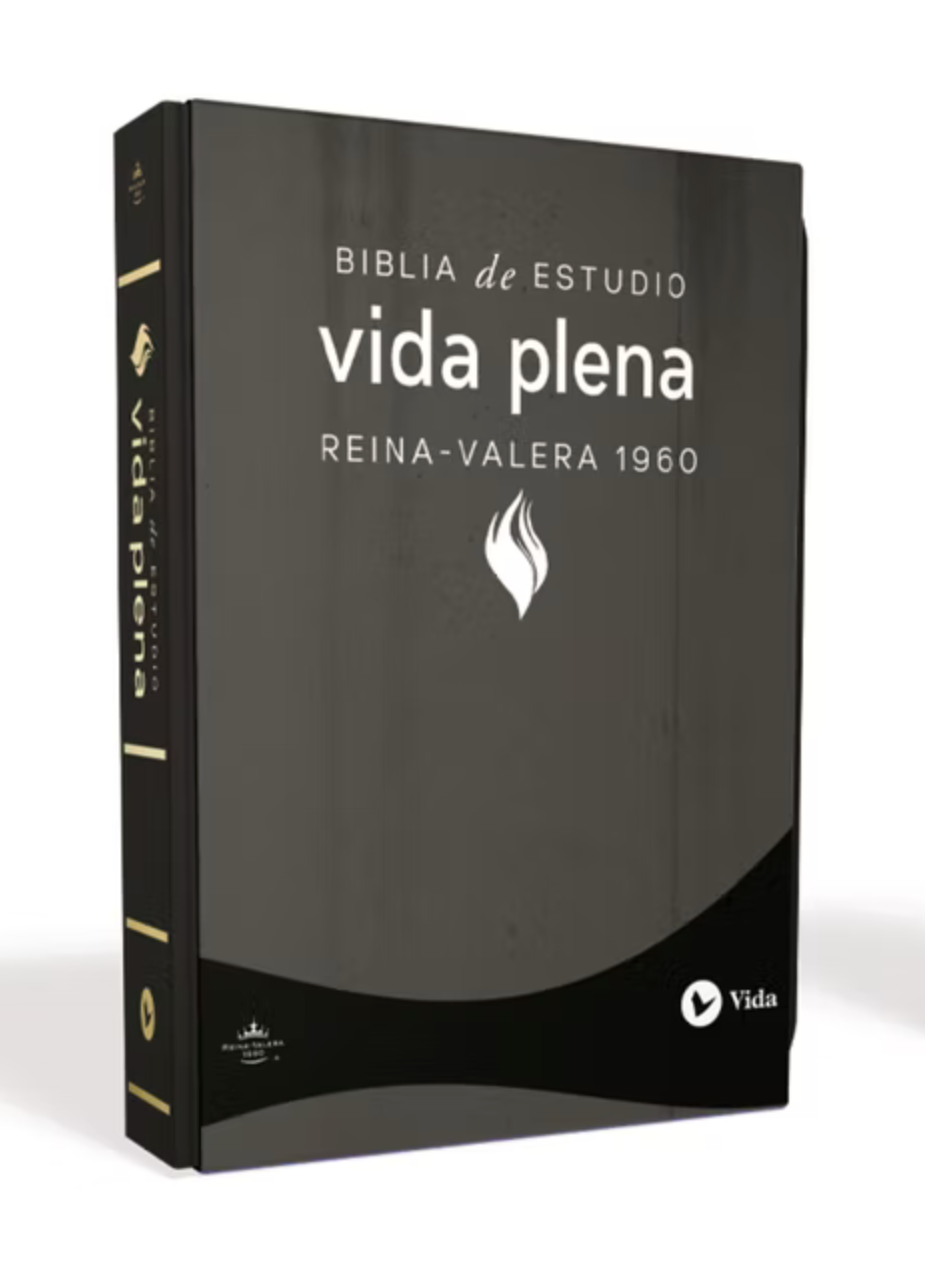 Biblia de Estudio de la Vida Plena - Reina Valera 1960 - Imitacion Piel Negro