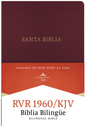 Biblia Bilingüe RVR1960/KJV - Borgoña Imitación Piel