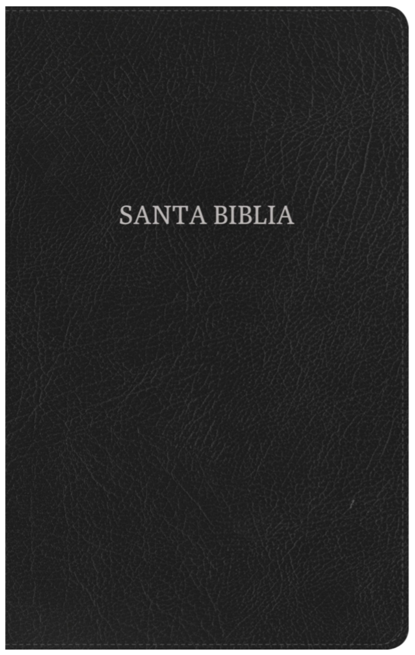 Biblia Ultrafina - RVR1960 - Negro, Piel Fabricada con Índice