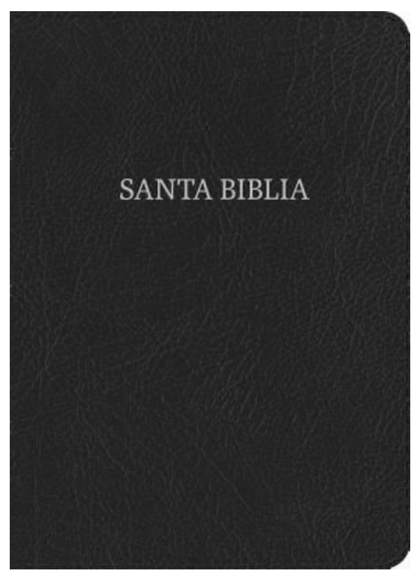Biblia Compacta Letra Grande - RVR1960 - Negro, Piel Fabricada con Índice