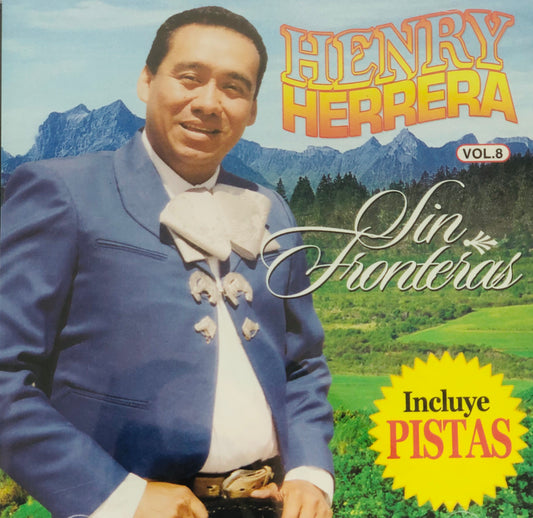 CD - Sin Fronteras - Vol. 8 - Incluye Pistas - Henry Herrera