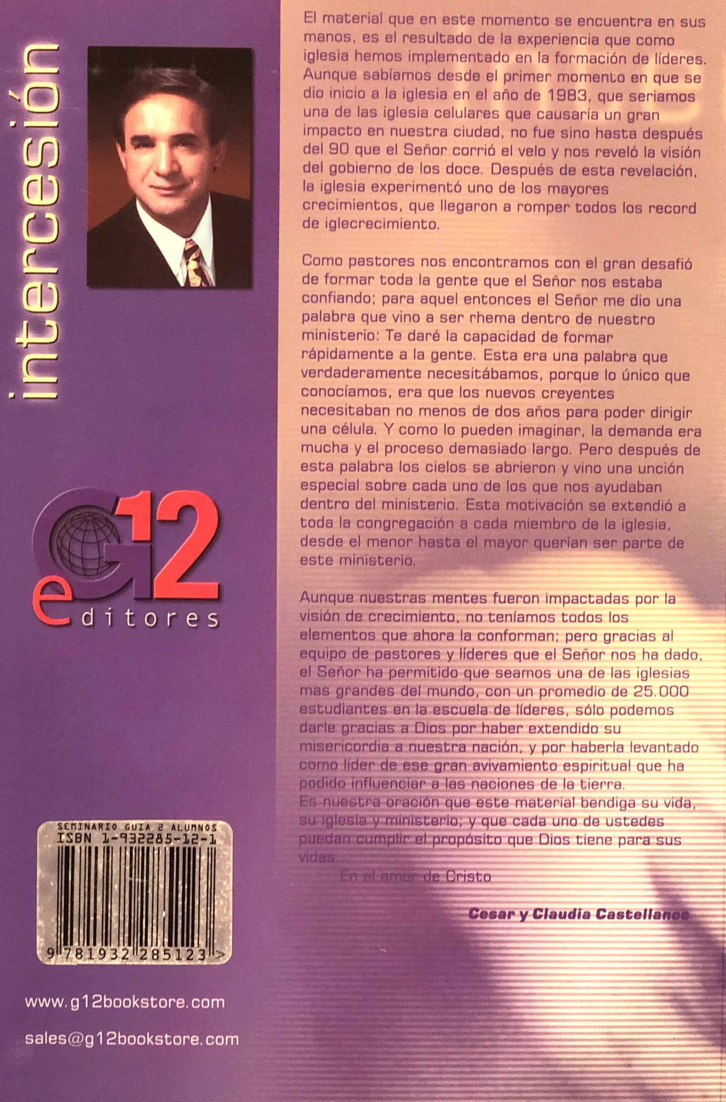 Intercesión - Seminario Nivel 2 - Guía del Alumno - Escuela de Líderes - Cesar Castellanos D.