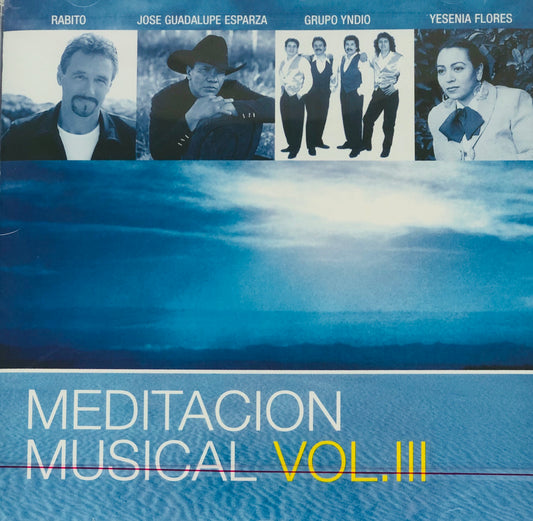 CD - Meditación Musical Vol. III - Varios - Fonovisa Records