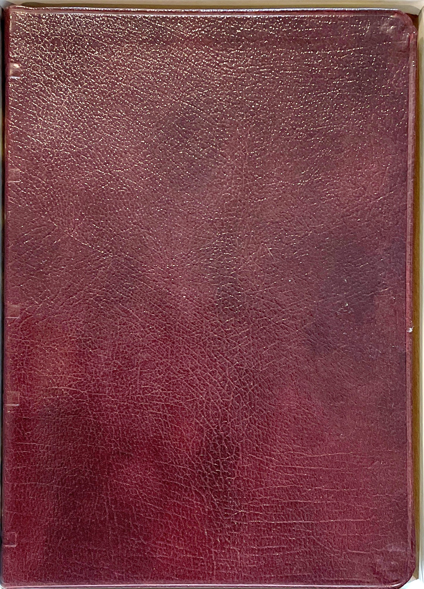 Biblia Antigua Version Cipriano de Valera 1602 - Piel - Caoba