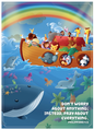 Bible Puzzle - Noah's Ark - 48 Pieces with Bible Scripture